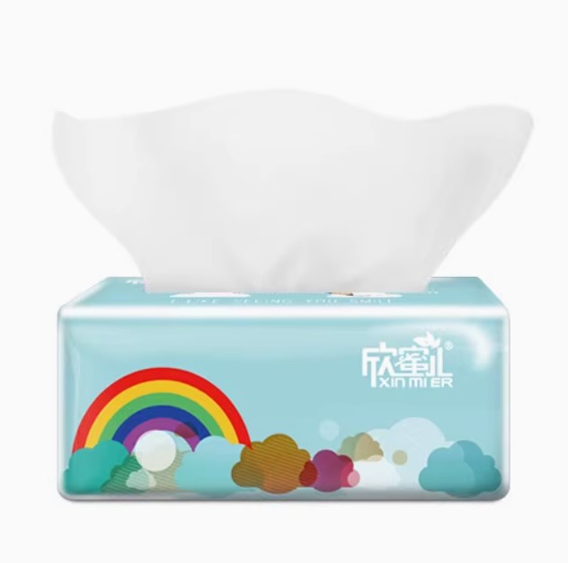 Tissue Paper XIN MI ER 欣蜜儿原生木浆纸巾(1pack)